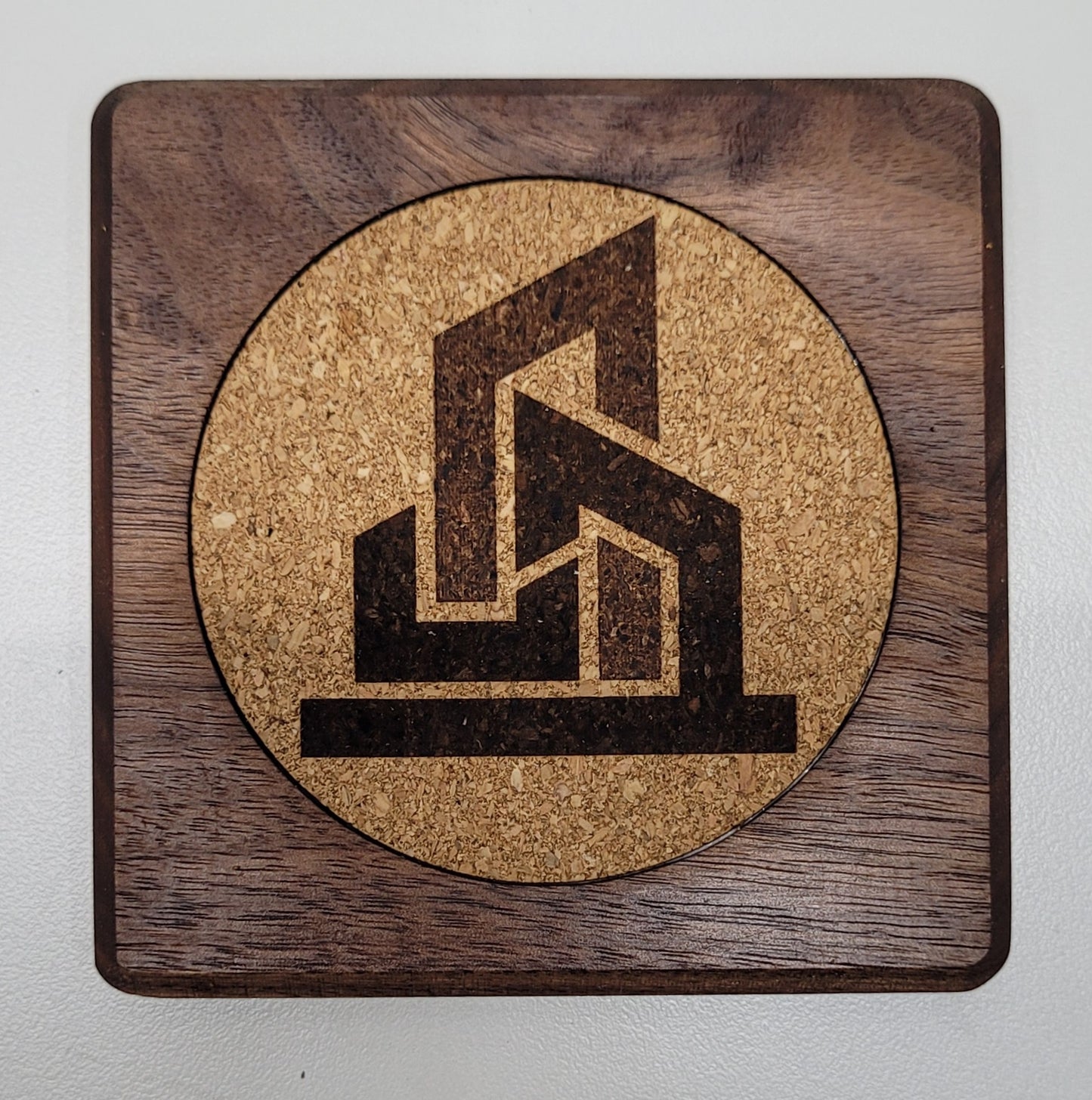 Custom Laser Engraved Coasters - Set of 4